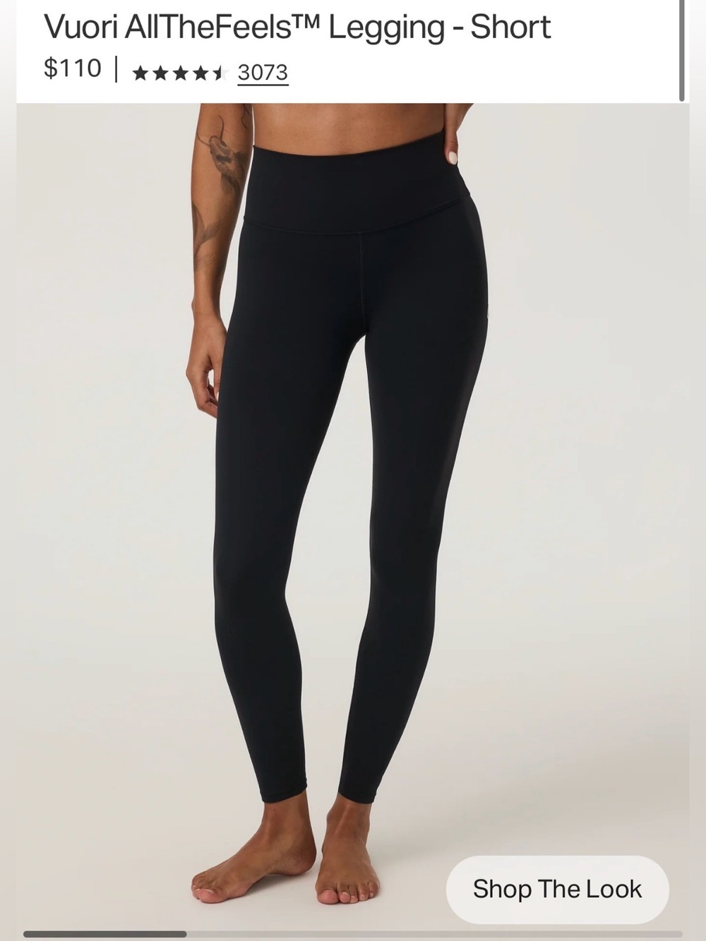 Vuori AllTheFeels™ Legging - Short